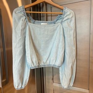 NWOT Cloth & Stone denim top